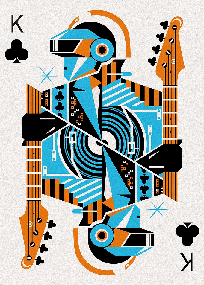 Daft Punk Card