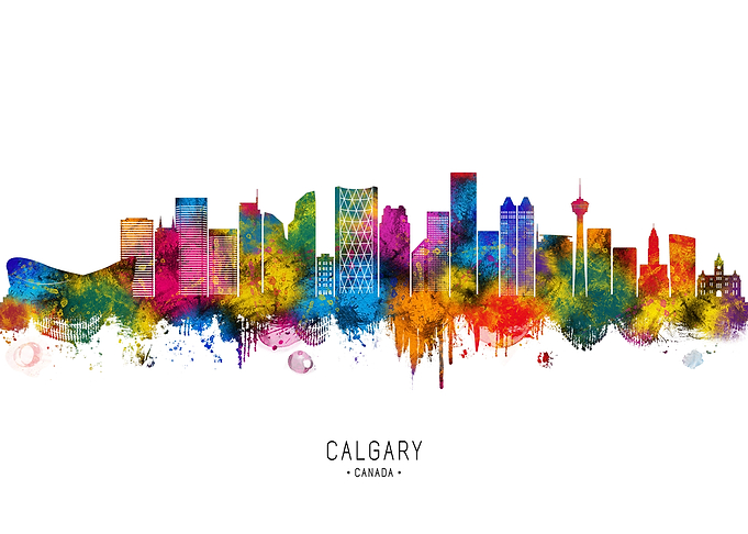 Calgary Canada Skyline