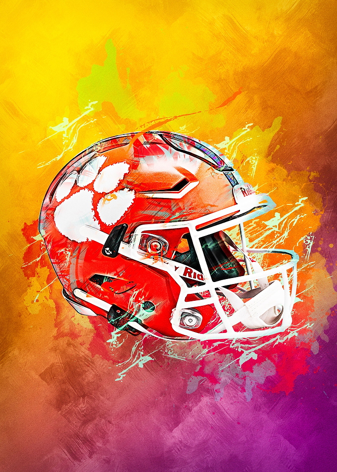 CLEMSON TIGERS Helmet