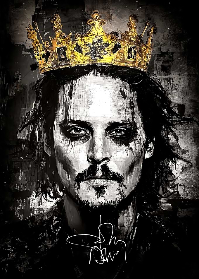 Johnny Depp King Portrait
