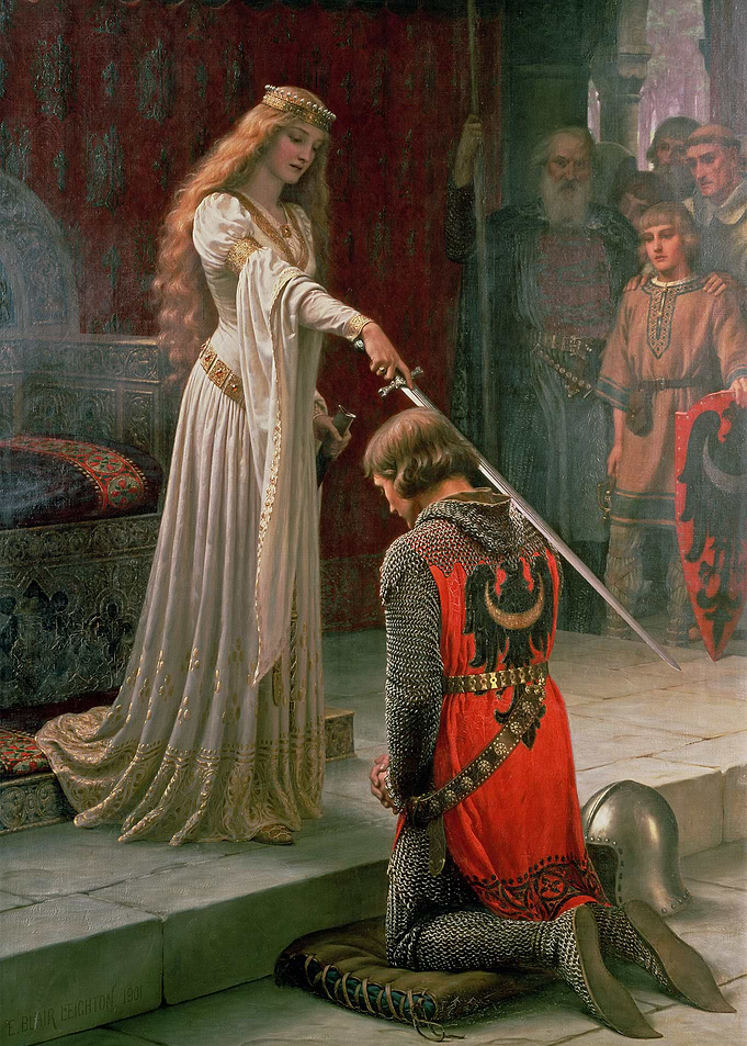 'The Accolade' by Edmund Leighton