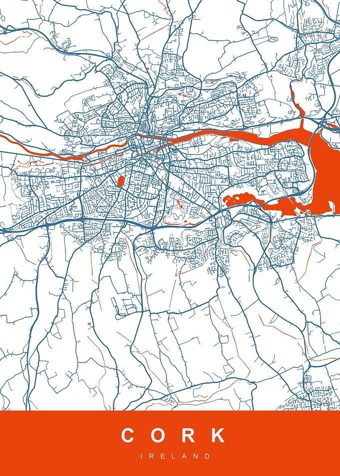 MAP CORK IRELAND UK