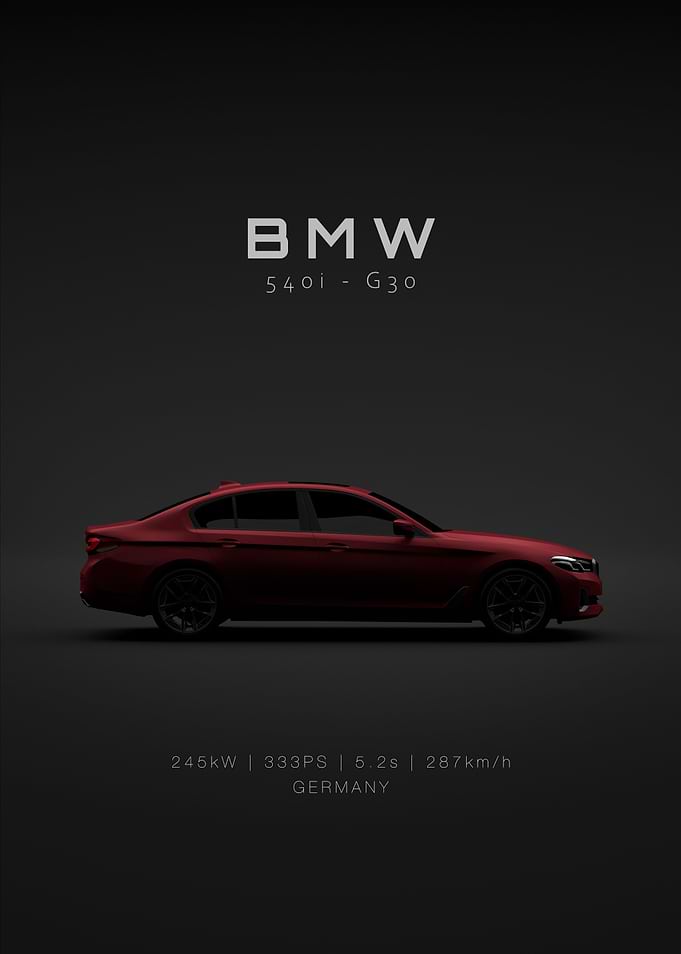 BMW 540i G30 Red Specs