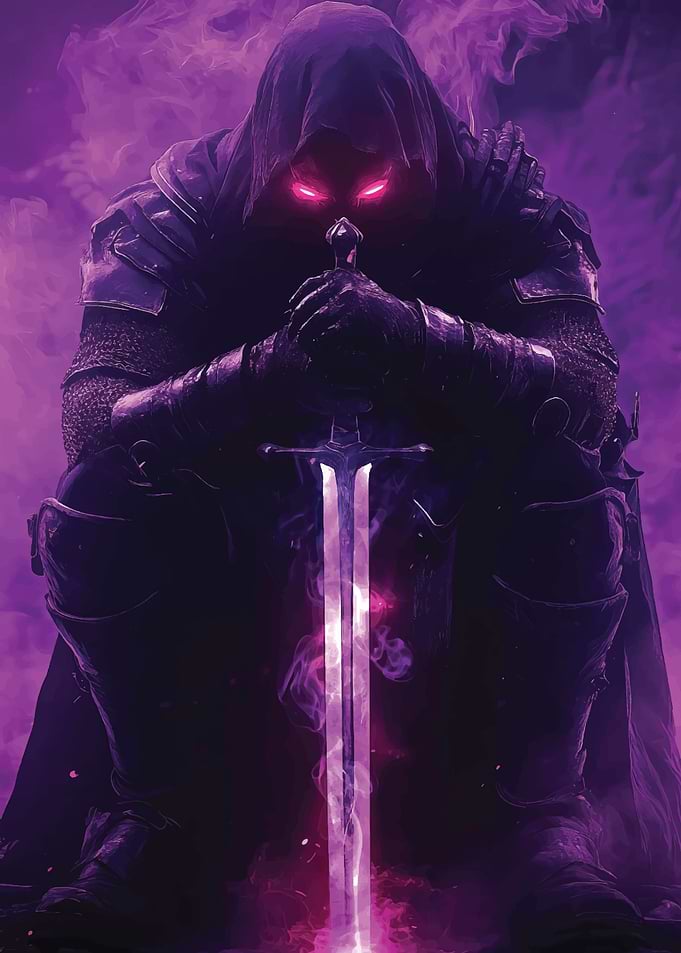 SHADOW WITH SWORD POSTER