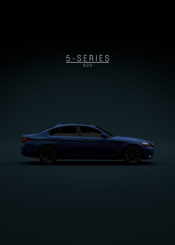BMW 5 series G30 Blue