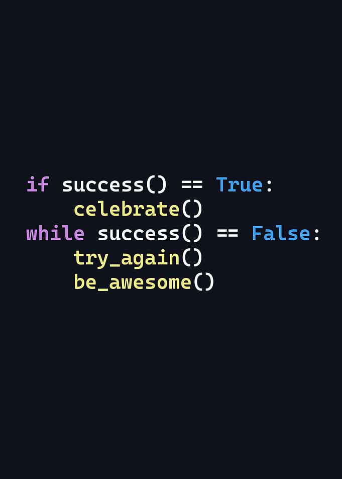 Never Give Up Coding
