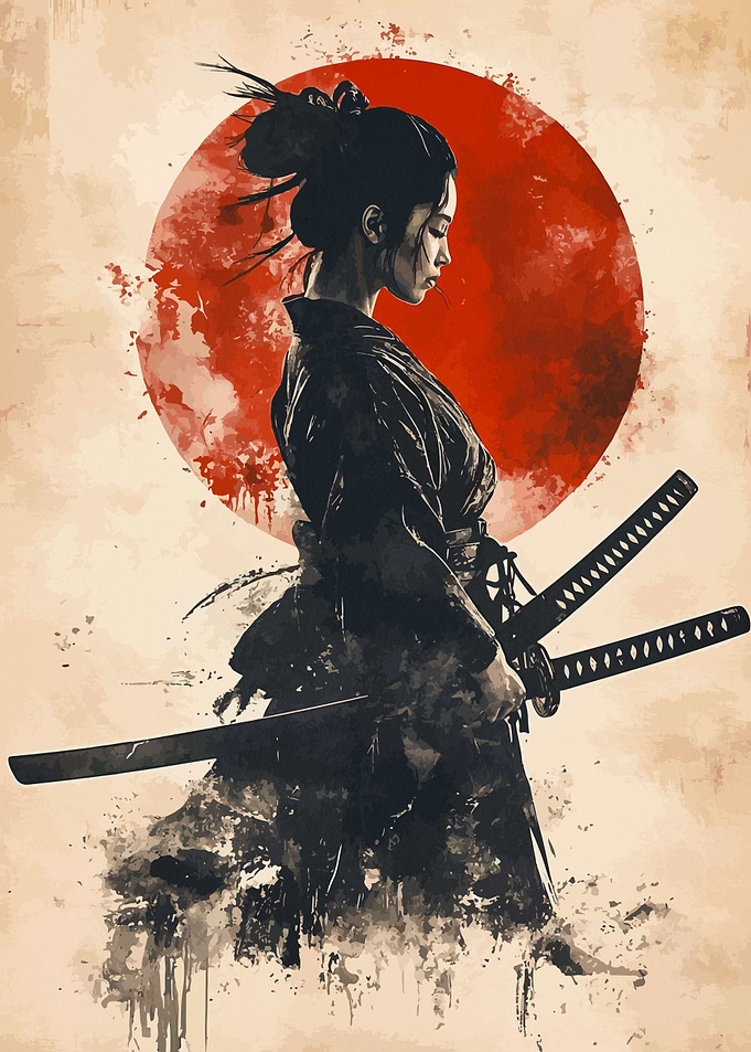 Geisha Warrior Art