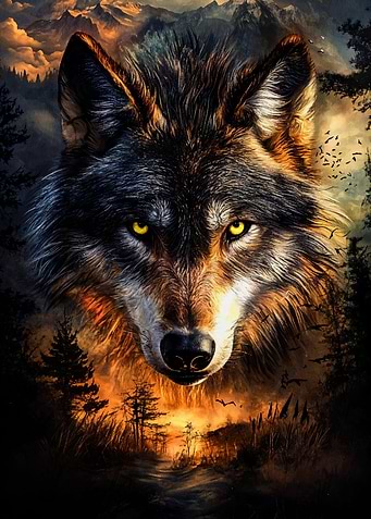 Wolf in the Wilderness