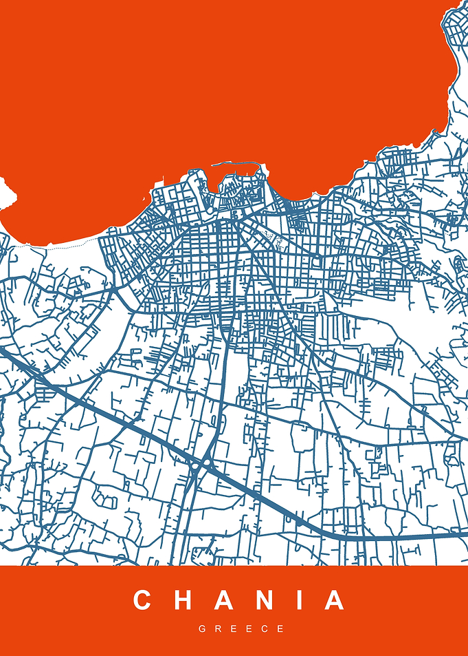 MAP CHANIA GREECE