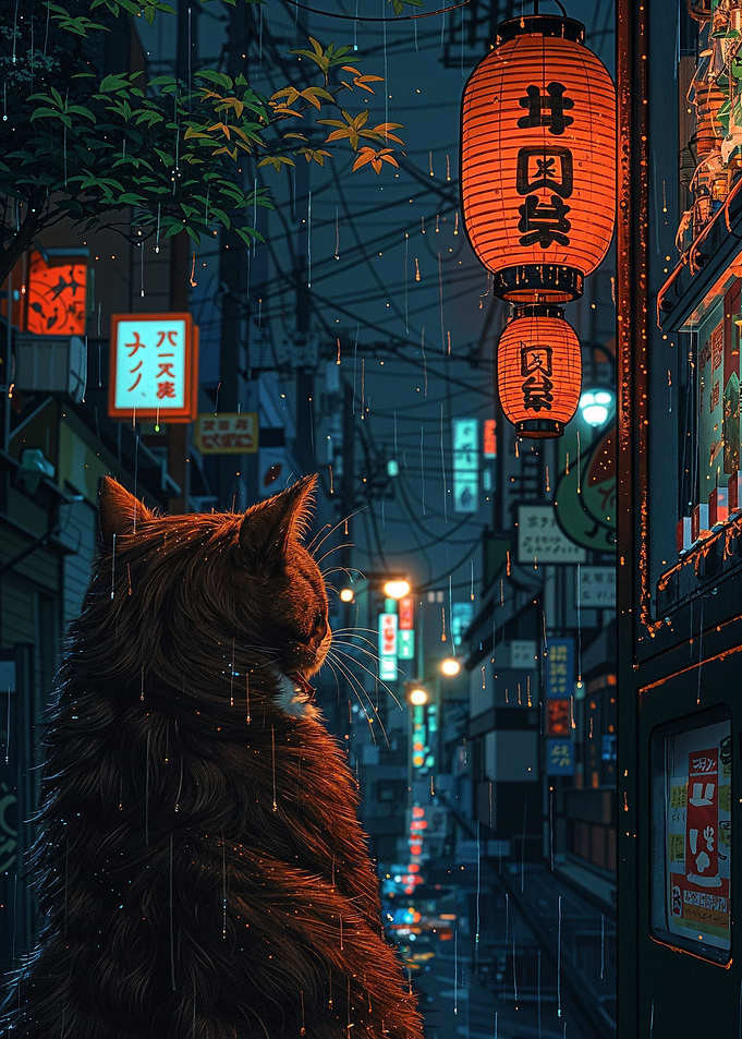 Little Cat in Tokyo