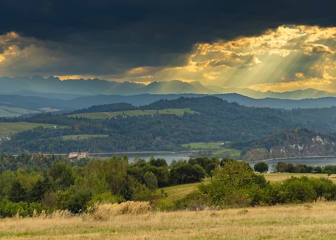 Mountain Lake Landscape