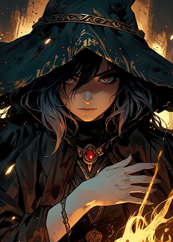 Dark Fantasy Anime Girl