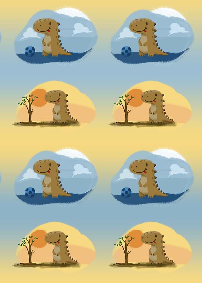 Dino Pattern gradient