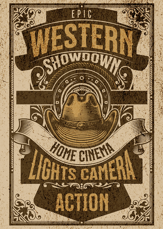 Western Showdown Poster