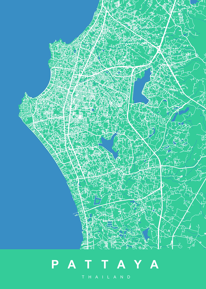 MAP PATTAYA THAILAND