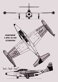 Northrop F-89D Scorpion Jet