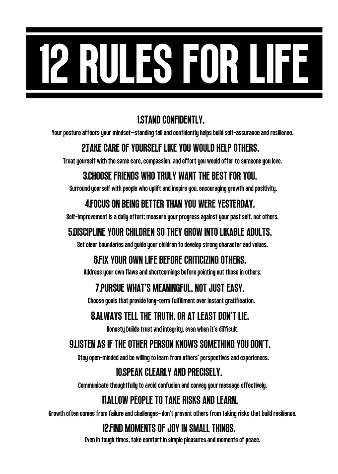 Rules for Life