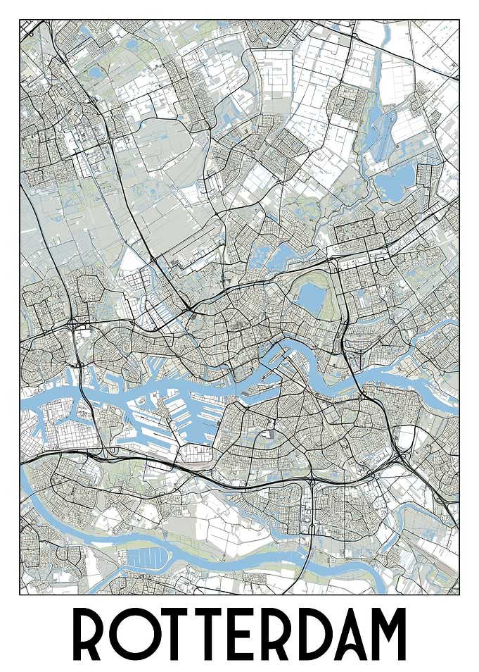 Rotterdam City Map
