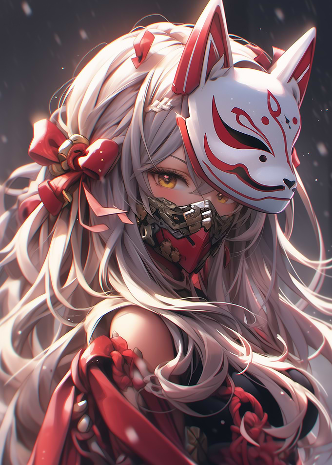 Cute Samurai Ninja Maiden