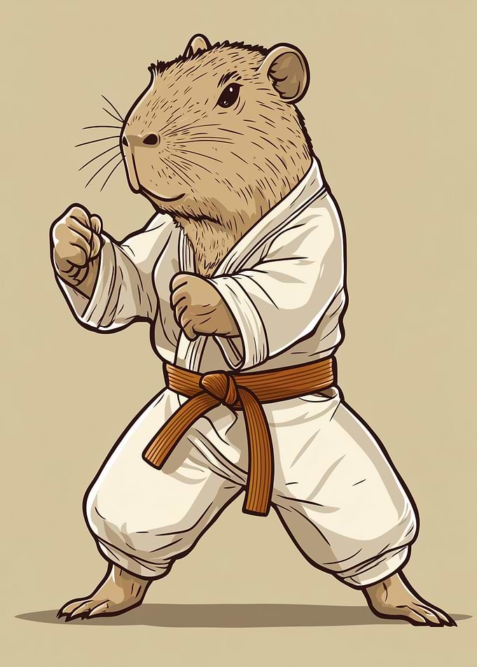 Capybara Karate