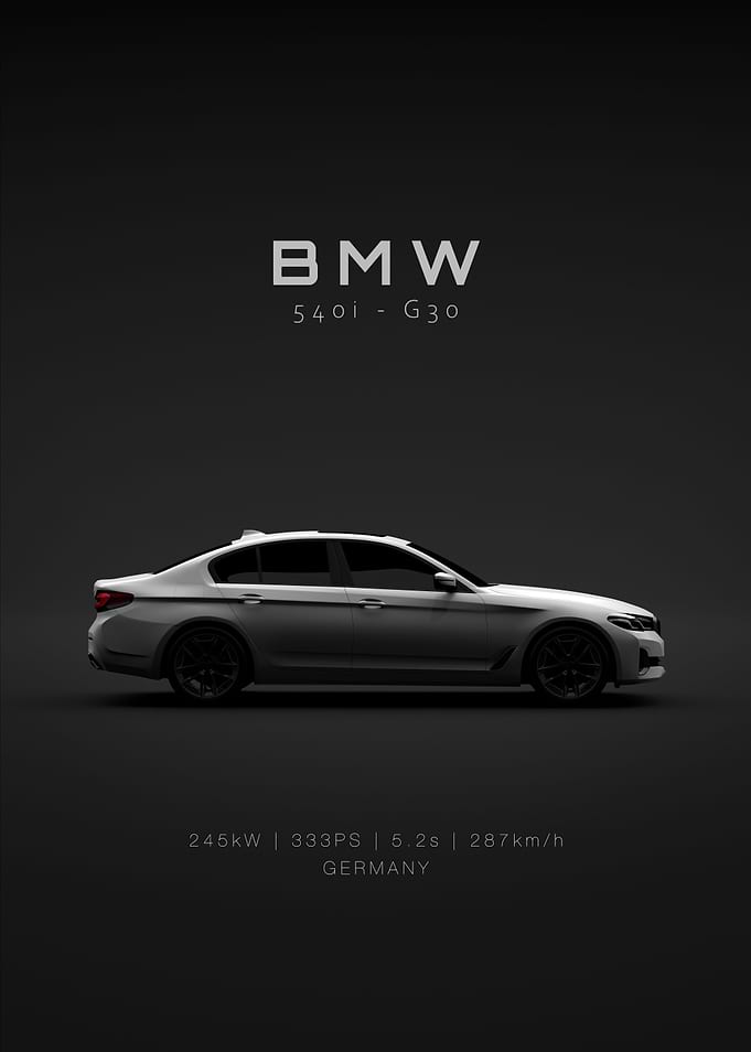 BMW 540i G30 White Specs