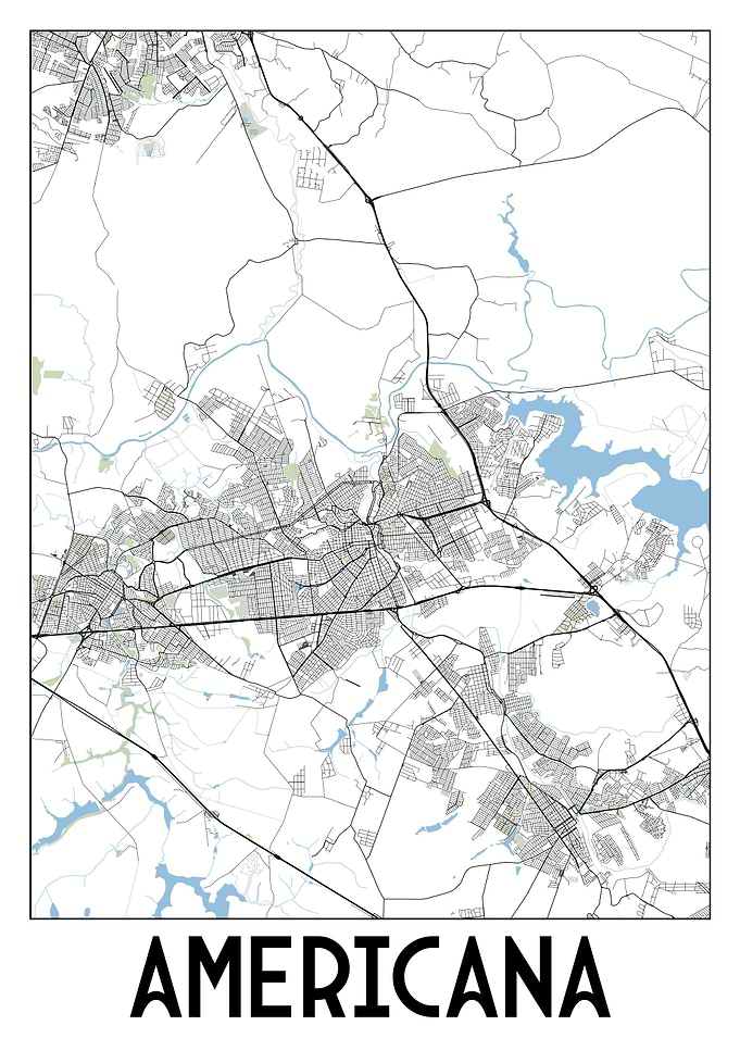 Americana City Map