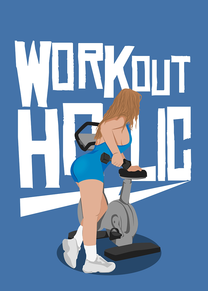 Workout Holic Illustration