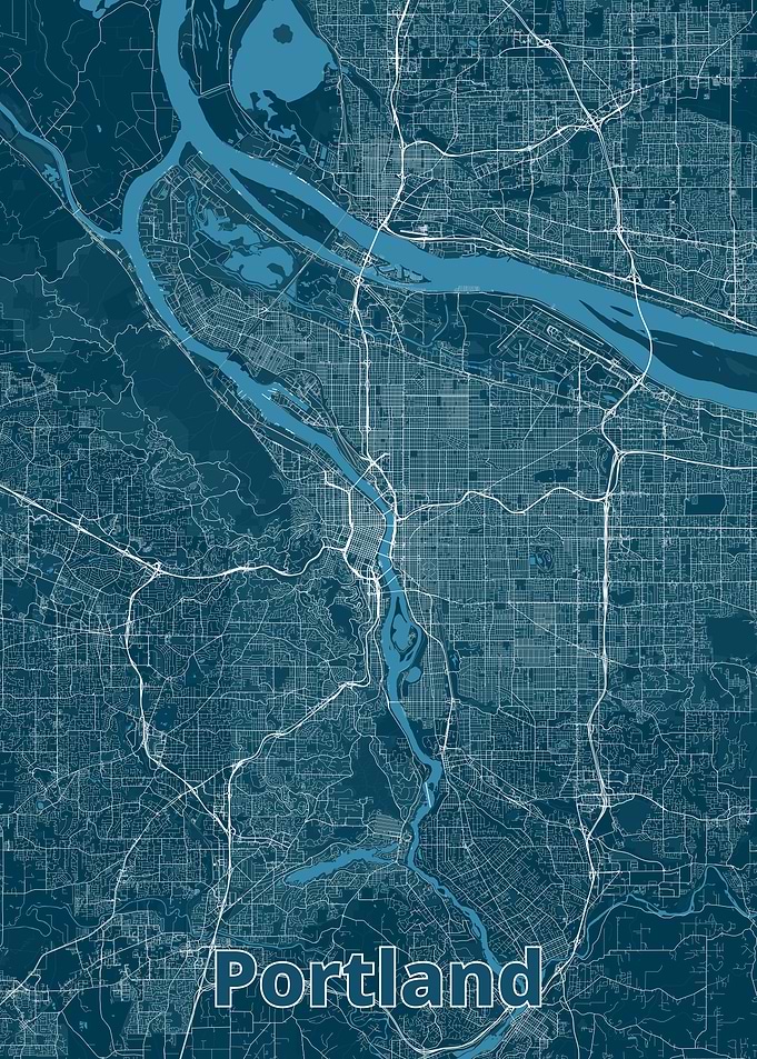 Portland City Map