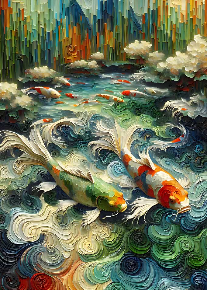 Mystic Koi Fish Pond