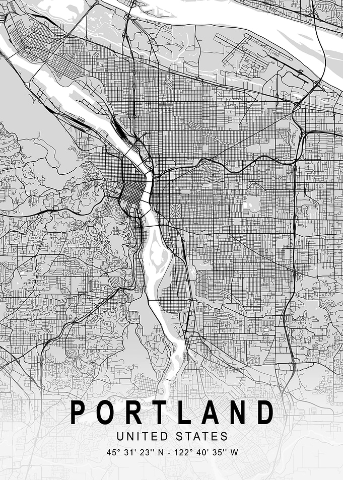 Portland City Map