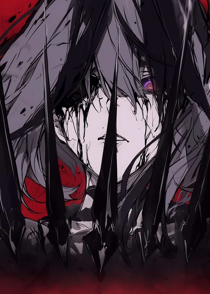Anime Girl with Spikes