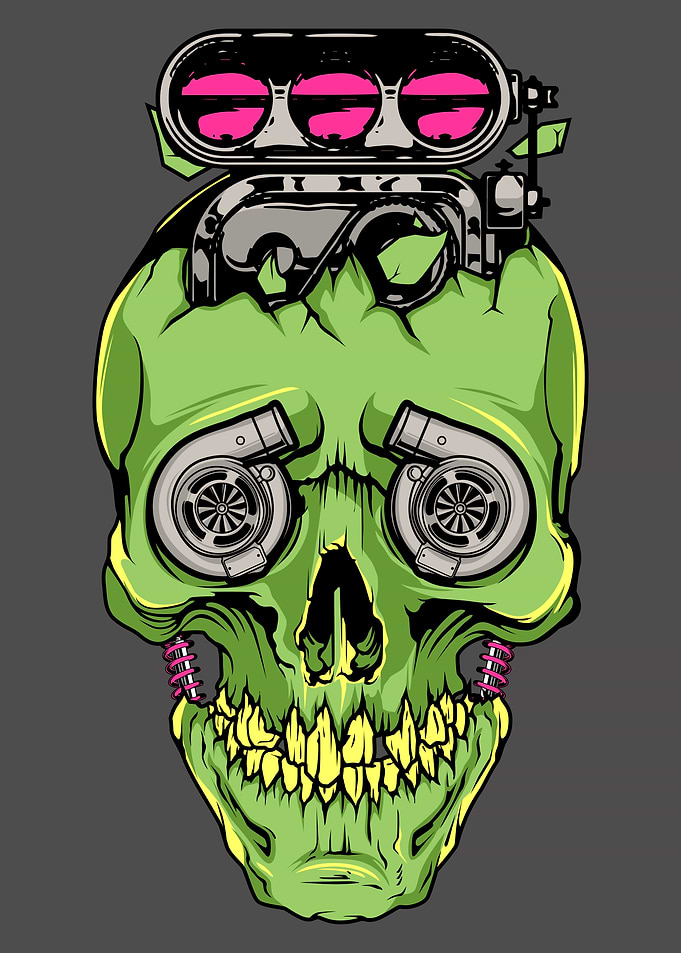 Turbocharged Skull