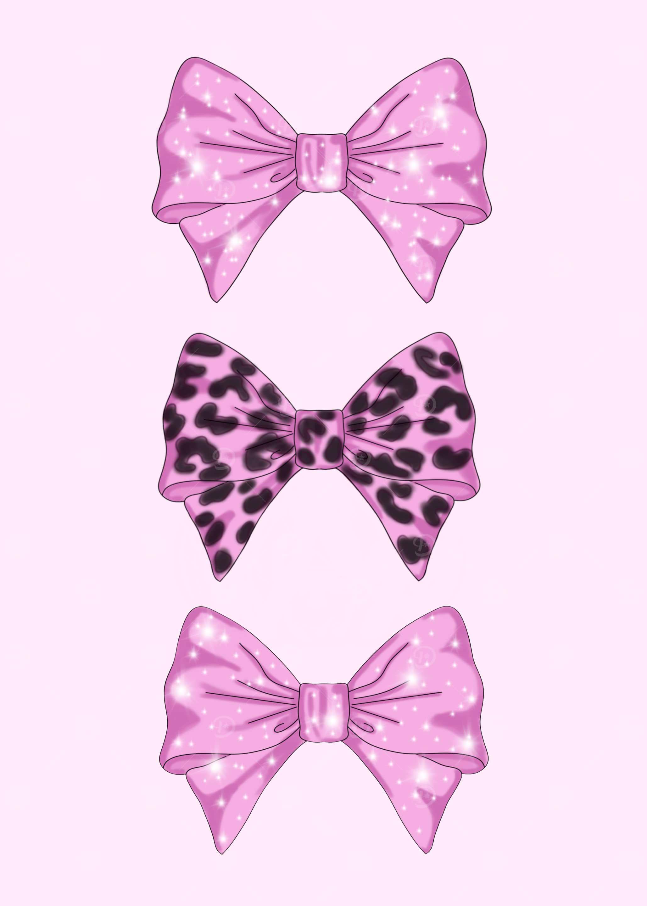 Pink Bow Clipart