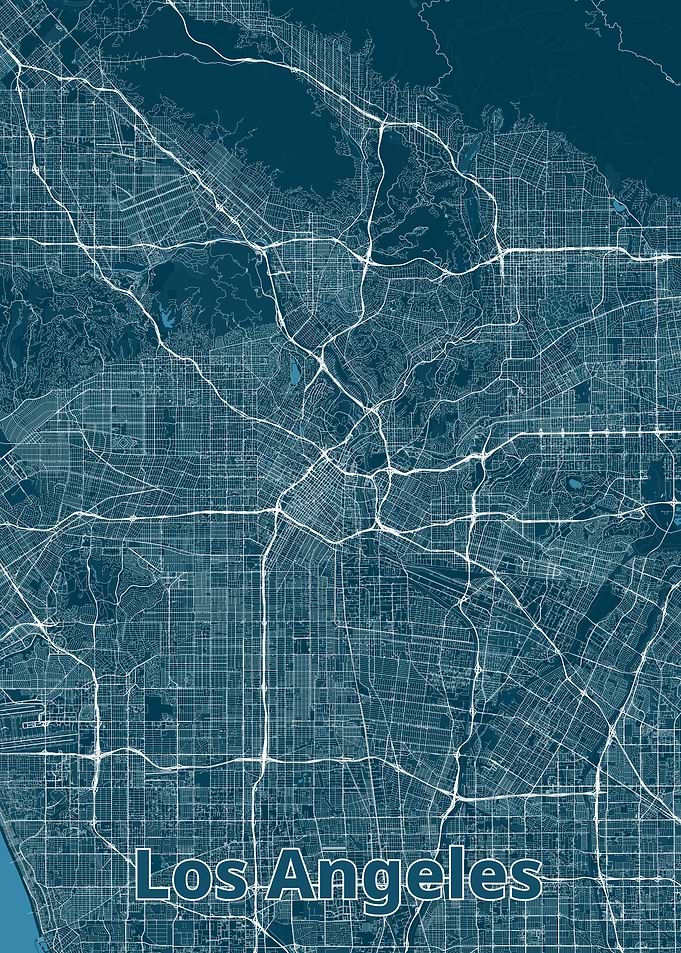 Los Angeles City Map
