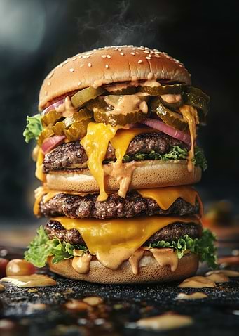 Triple Stack Burger