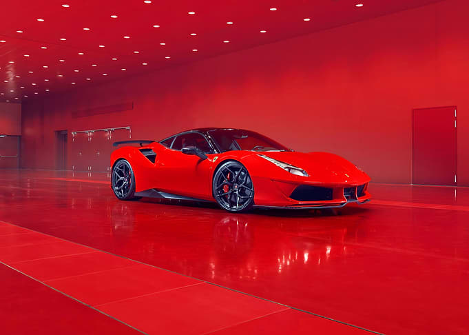 Red Ferrari 488 Pista