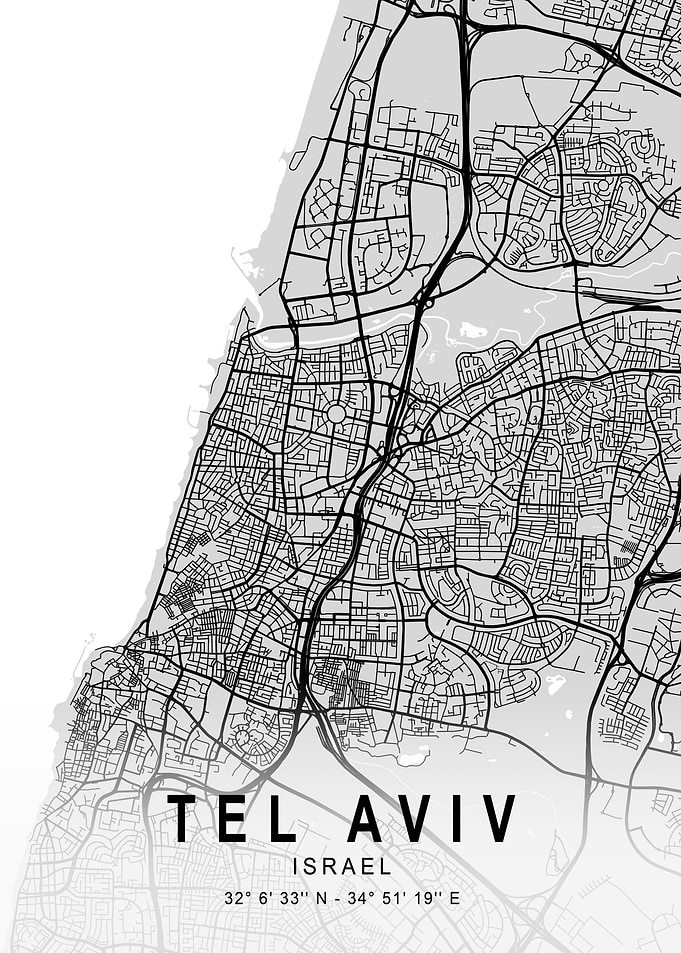 Tel Aviv Light Map
