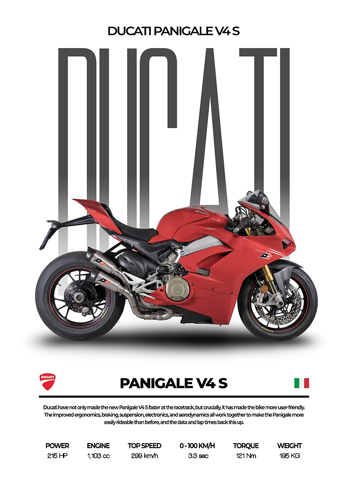 Ducati Panigale V4 S Motorcycle