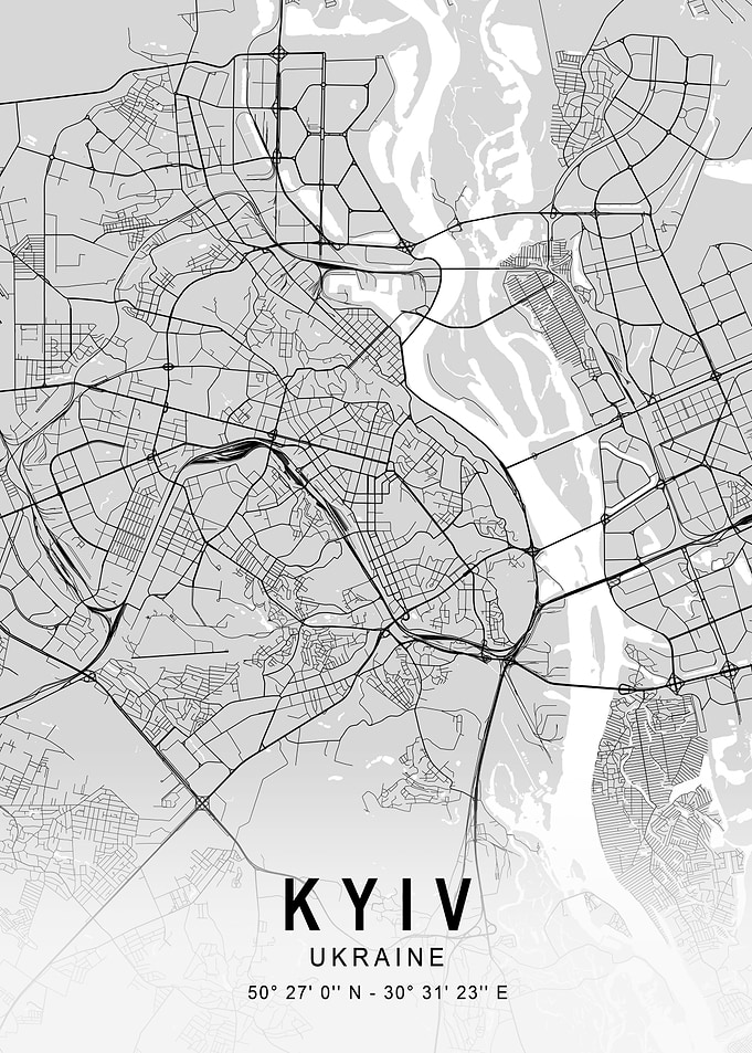 Kyiv Light Map