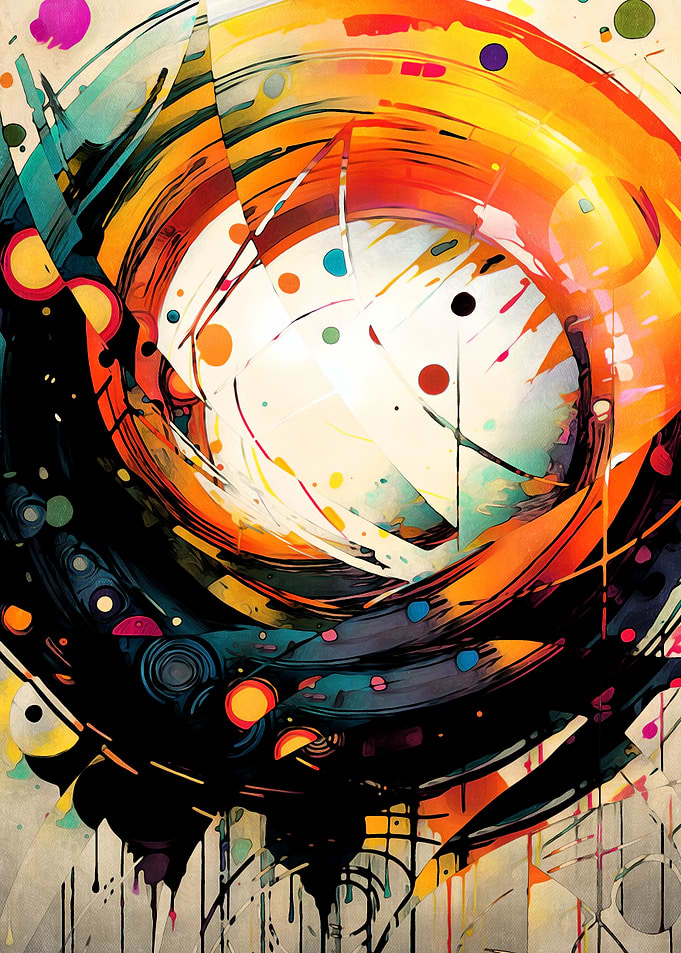 Abstract Swirl Art