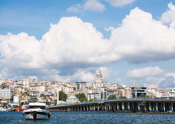 Istanbul Skyline with Galata Tower