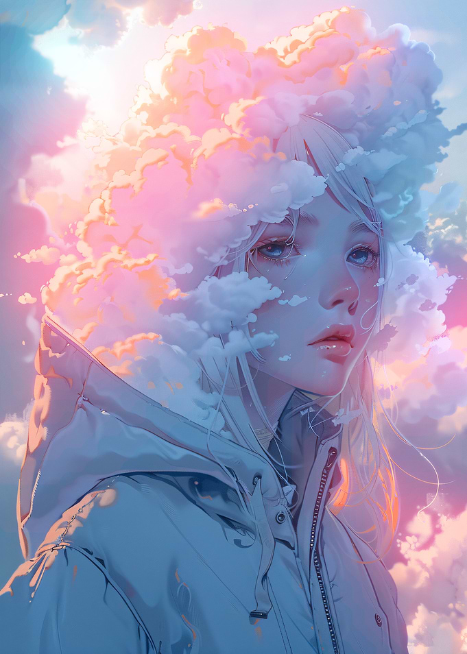 Cloud Anime Girl