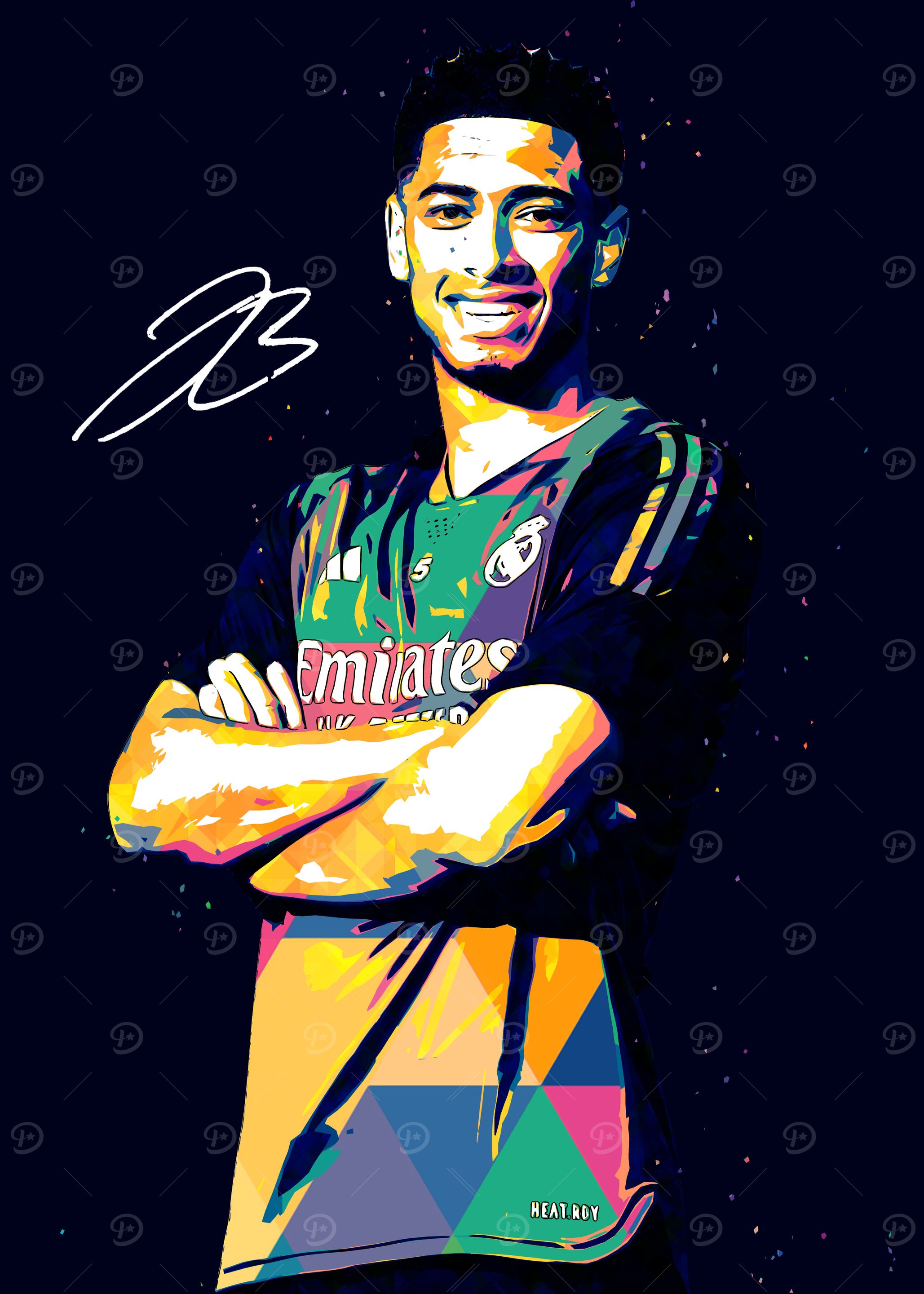 Jude Bellingham Wpap Art
