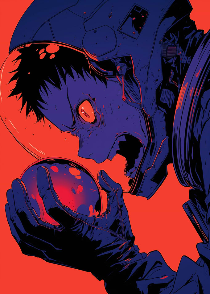 Cyberpunk Astronaut