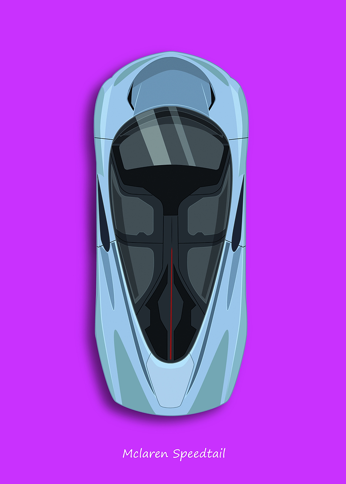 McLaren Speedtail Top View