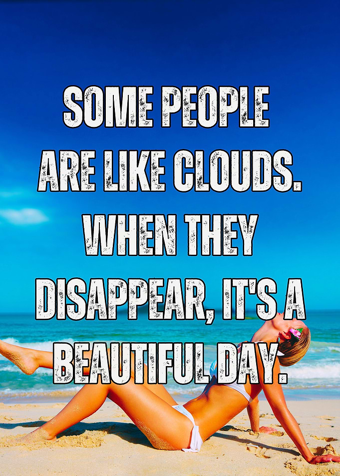 Beach Quote Poster