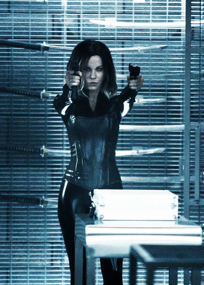 Black Widow Action Pose