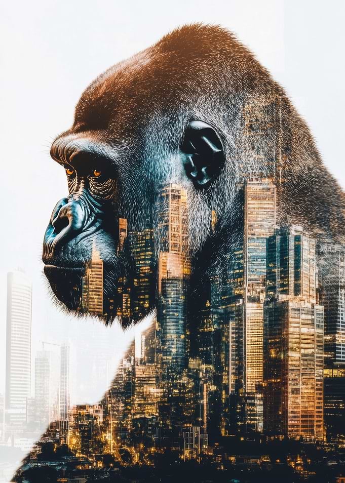 Gorilla Cityscape