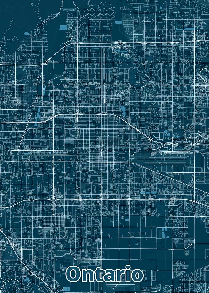 Ontario City Map