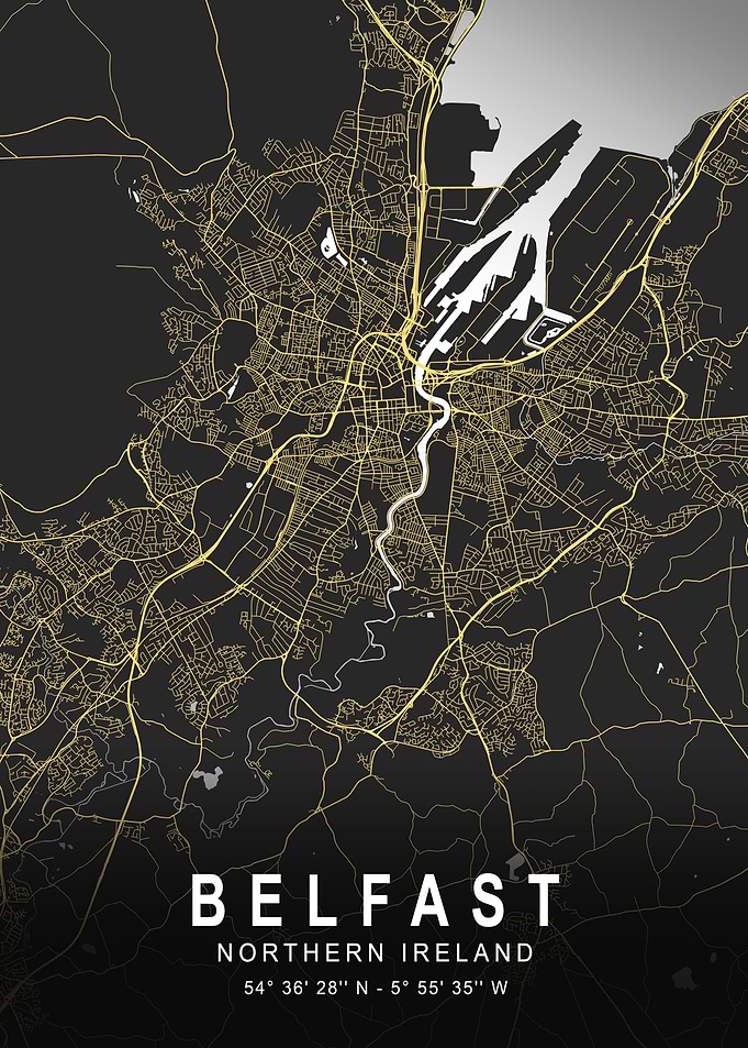 Belfast Silver Map